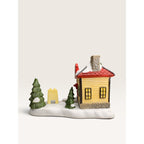 St. Nicholas Square Warming House Vintage Christmas Village Accessory 1997