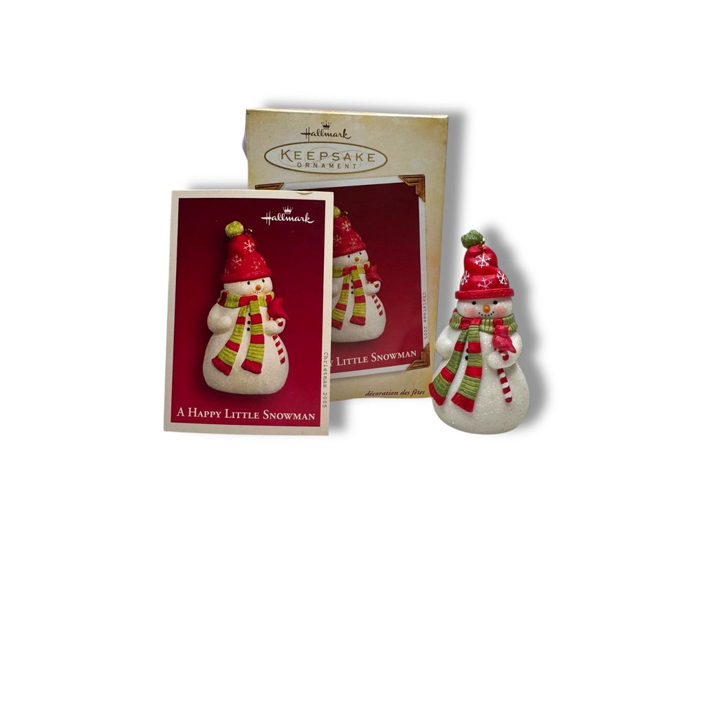Hallmark A Happy Little Snowman Ornament 2006 Keepsake with Box