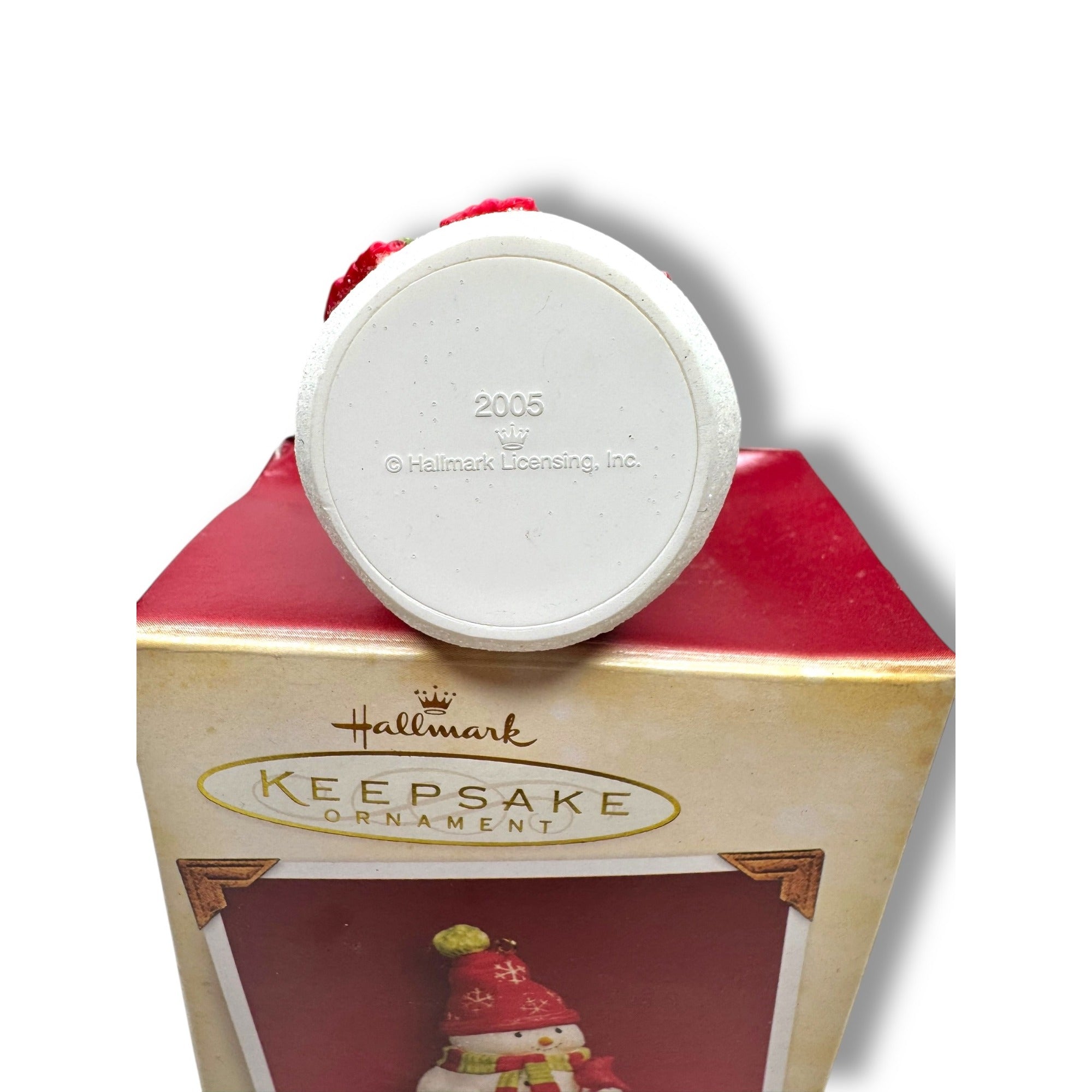 Hallmark A Happy Little Snowman Ornament 2006 Keepsake with Box