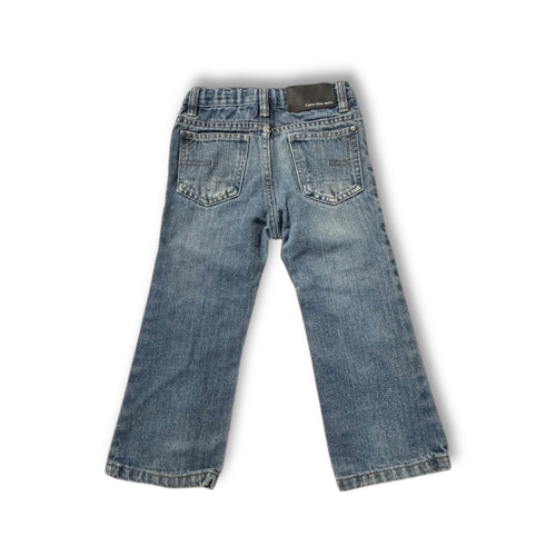 Calvin Klein Jeans 3T Distressed Straight Leg Denim Pants Boys Girls