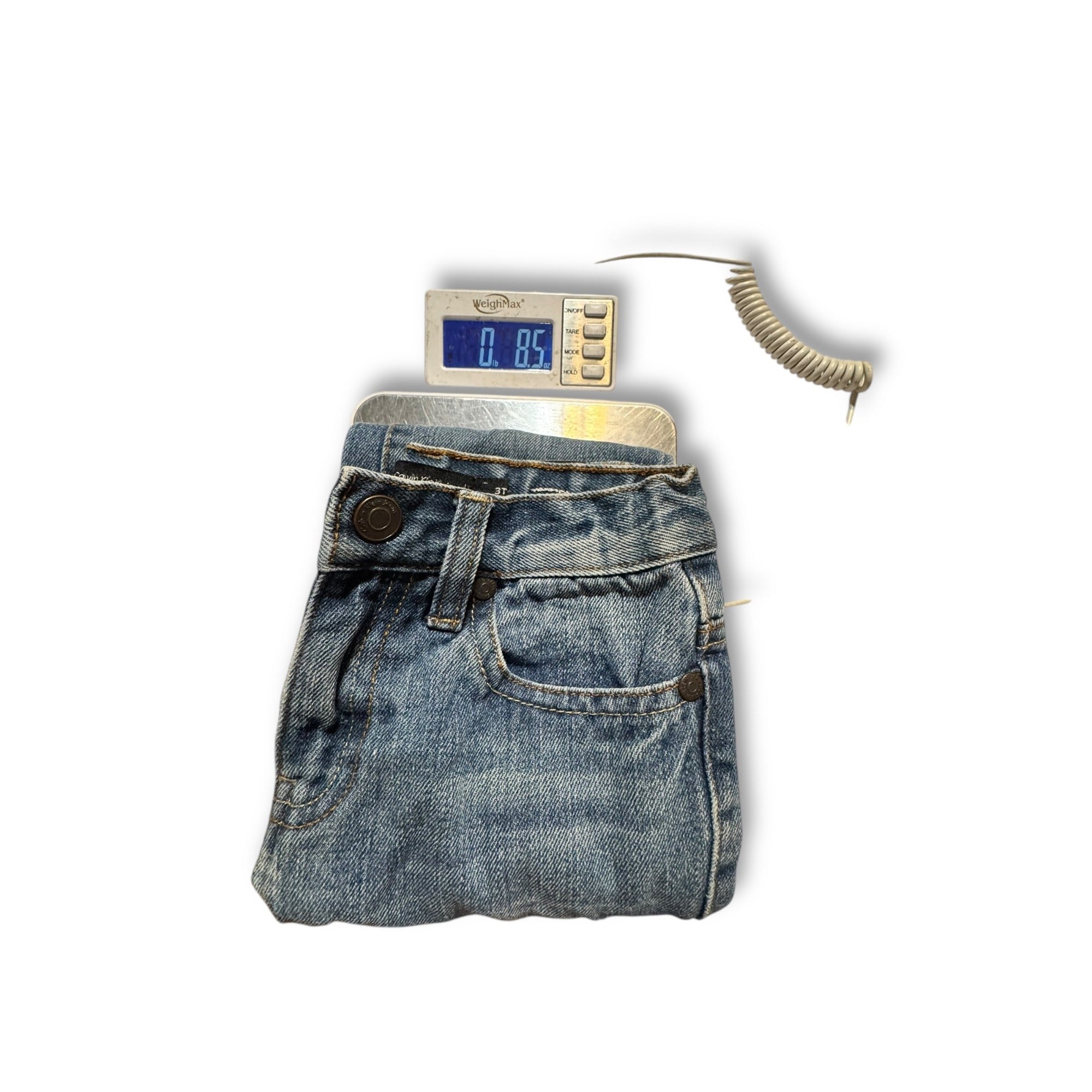 Calvin Klein Jeans 3T Distressed Straight Leg Denim Pants Boys Girls