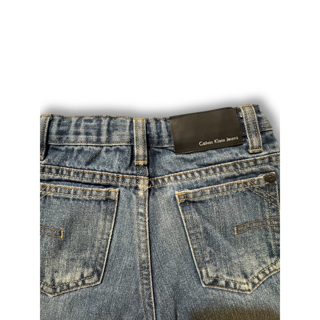 Calvin Klein Jeans 3T Distressed Straight Leg Denim Pants Boys Girls