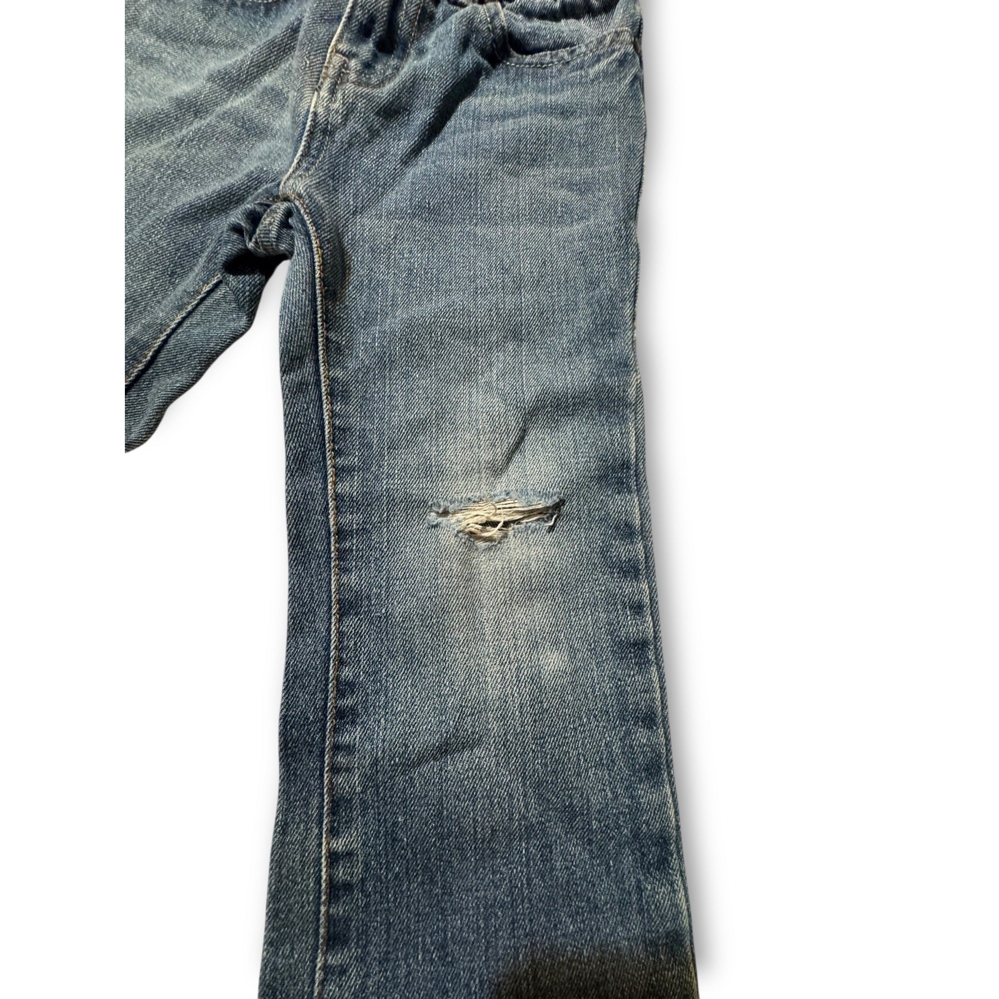 Calvin Klein Jeans 3T Distressed Straight Leg Denim Pants Boys Girls