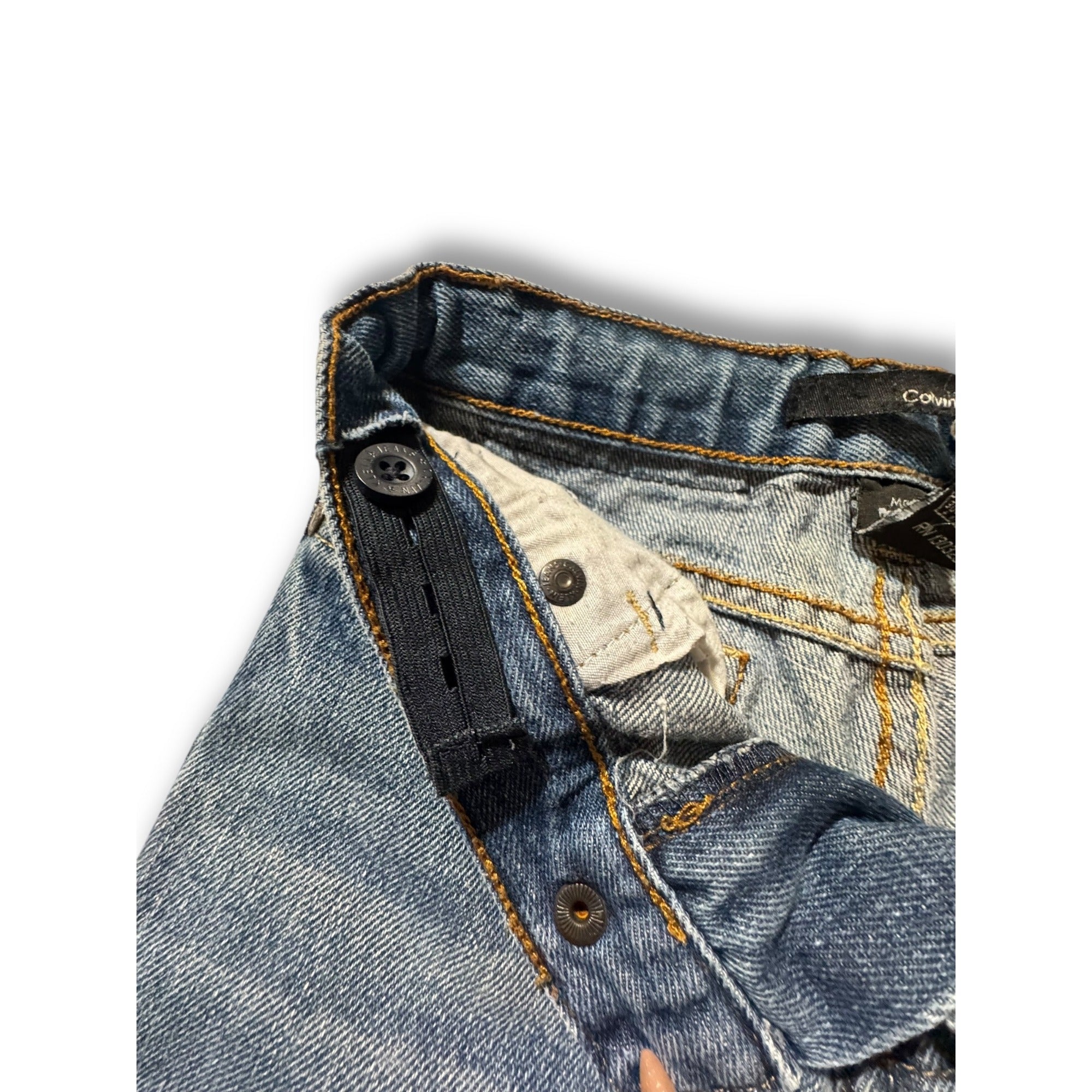 Calvin Klein Jeans 3T Distressed Straight Leg Denim Pants Boys Girls