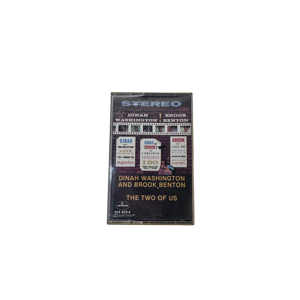 Dinah Washington Brook Benton The Two Of Us 1984 Cassette Album Mercury Jazz R&B
