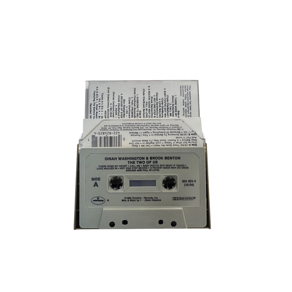 Dinah Washington Brook Benton The Two Of Us 1984 Cassette Album Mercury Jazz R&B