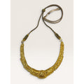 22K Gold Indian Choker Necklace KDM Adjustable Dori 21.73g Traditional Bridal