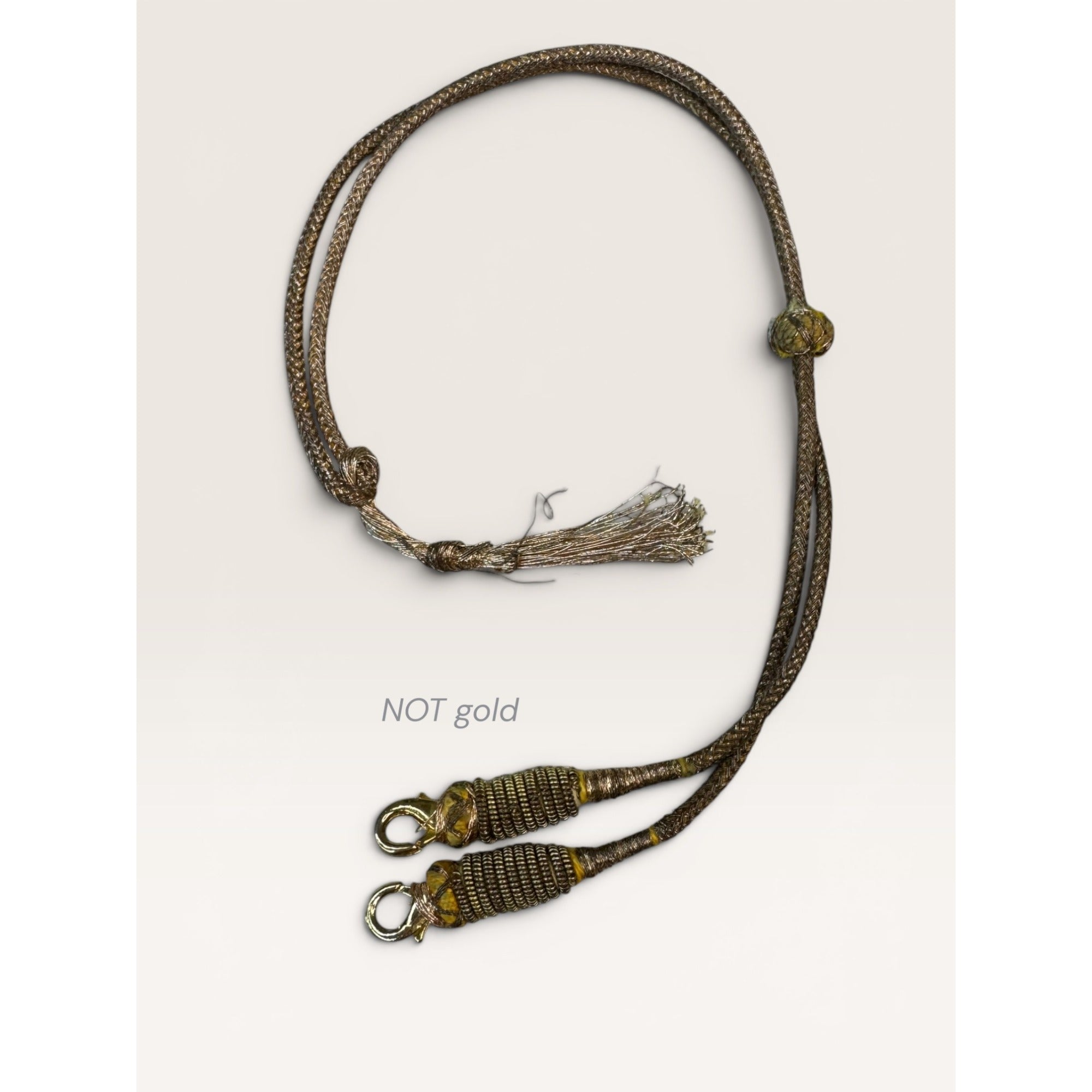 22K Gold Indian Choker Necklace KDM Adjustable Dori 21.73g Traditional Bridal