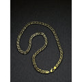 Gold Tone Stainless Steel Mariner Link Chain Necklace 29.5" 9mm