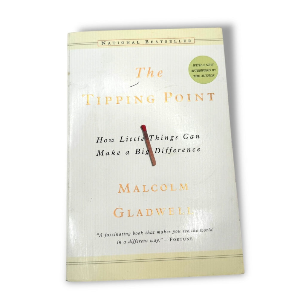 The Tipping Point By Malcolm Gladwell Paperback Book
