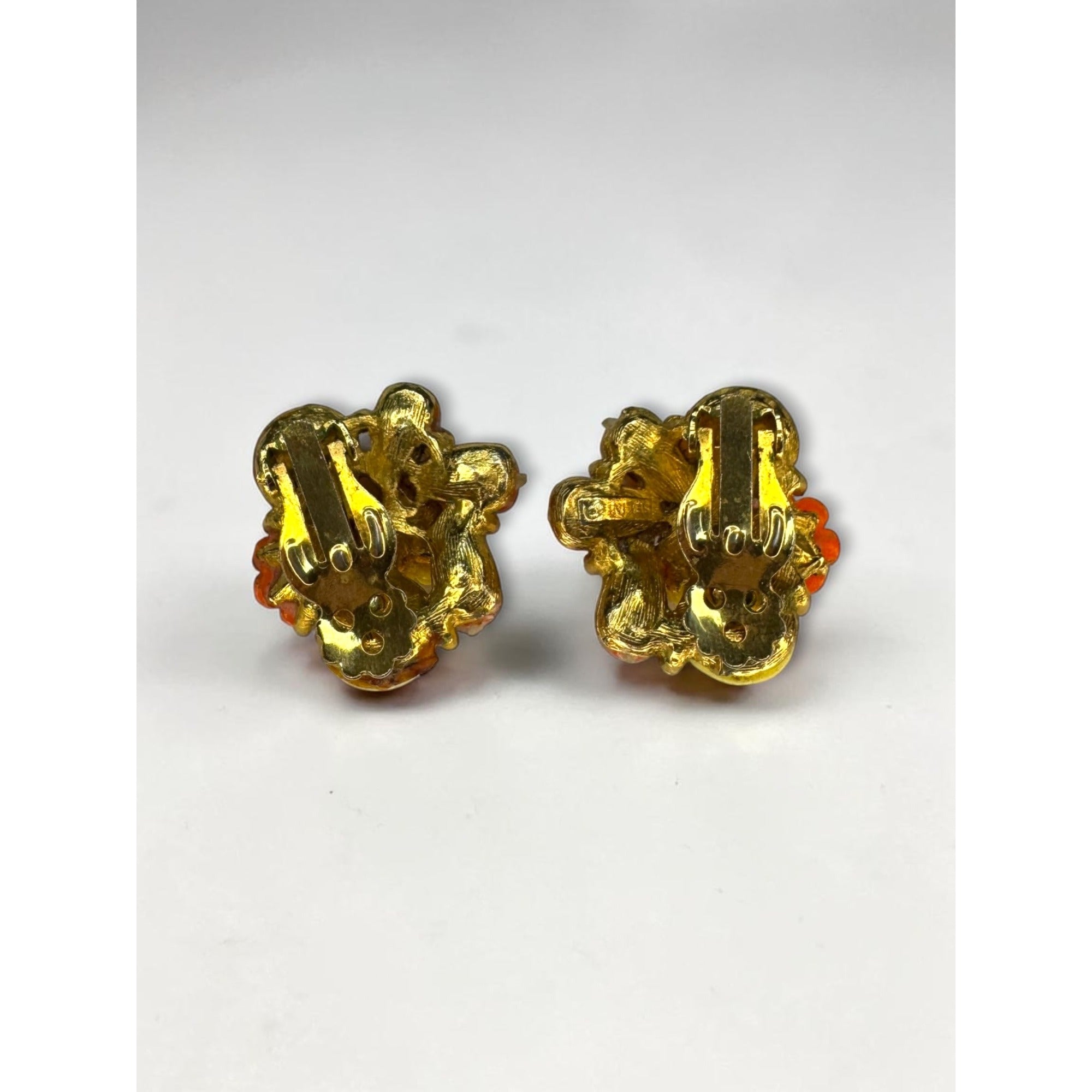 Selro Selini Fluorescent Lucite Bead Necklace Earrings Set 1960s Vintage Glow