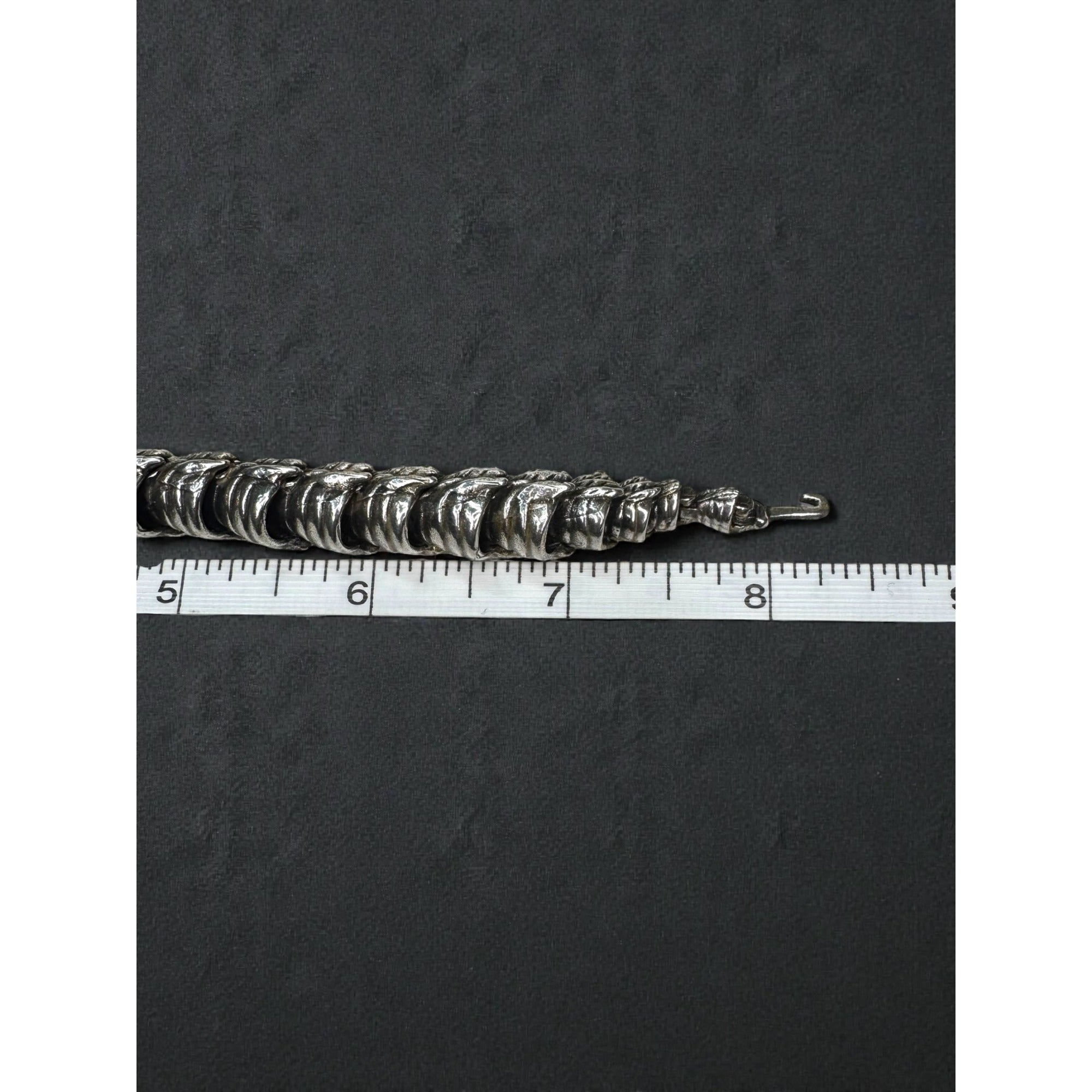 Dragon Stainless Steel Bracelet Blue Crystal Eyes Biker Link 2000s