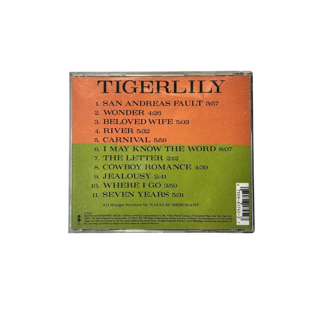 Natalie Merchant Tigerlily Folk Rock 1995 CD Music Vintage 90s