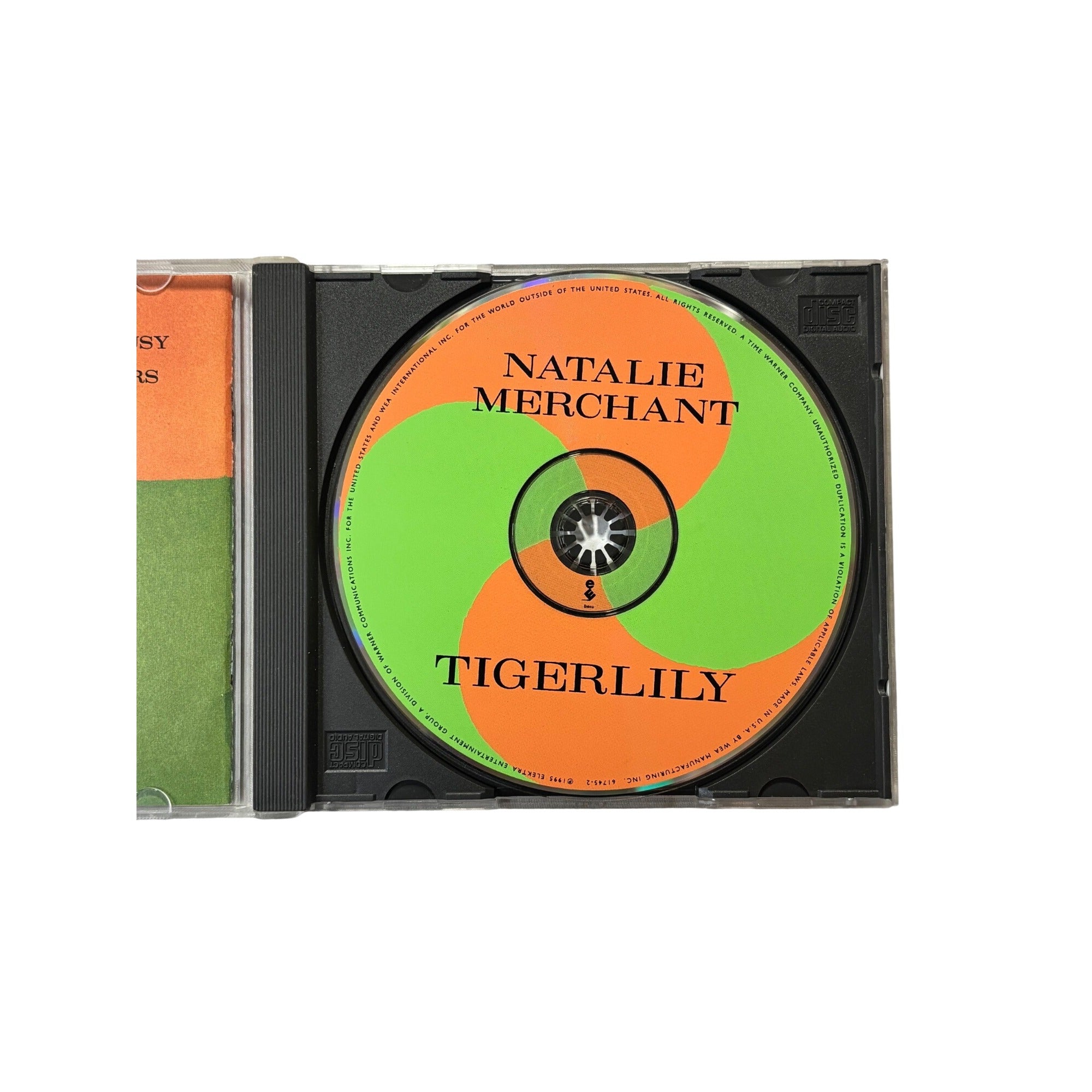 Natalie Merchant Tigerlily Folk Rock 1995 CD Music Vintage 90s