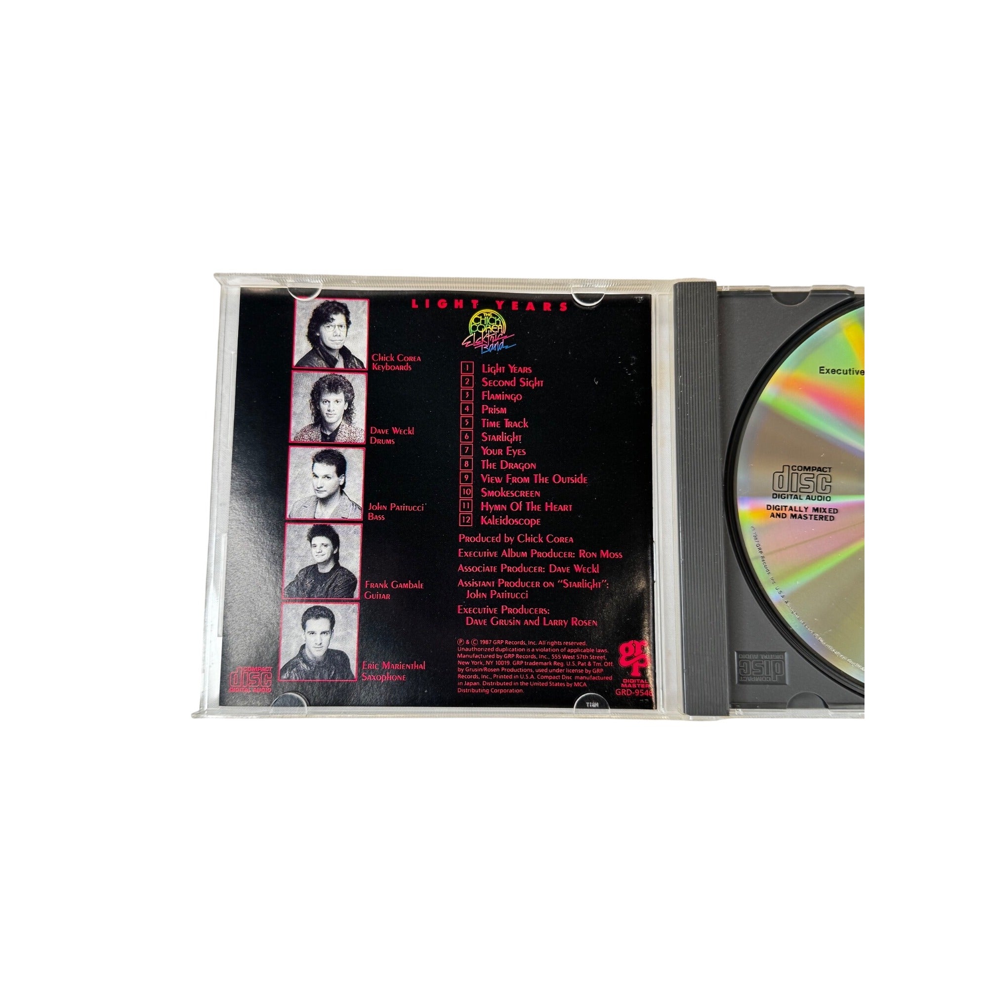 Chick Corea Elektric Band Light Years 1987 CD GRP Jazz Instrumental Fusion Album