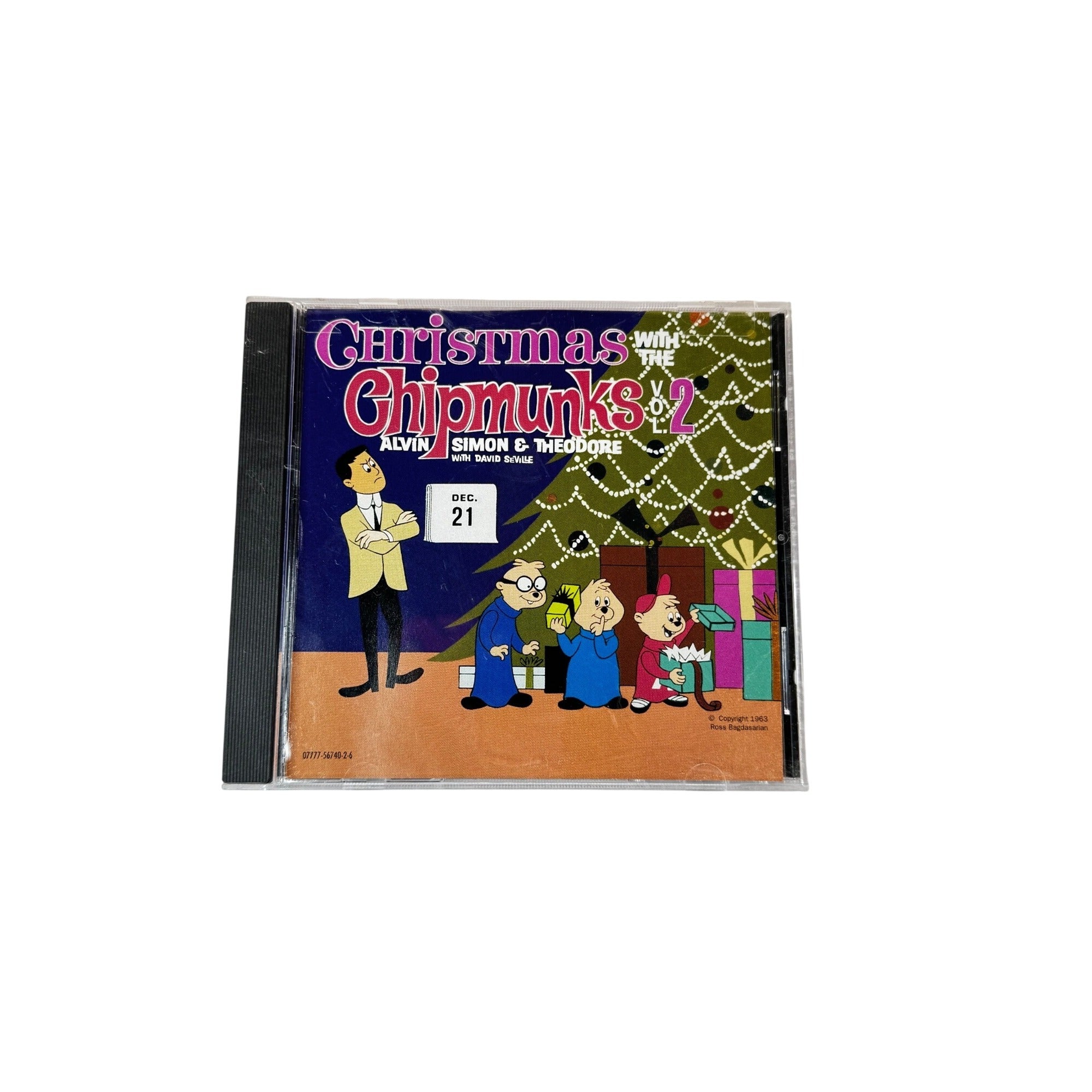 Christmas With The Chipmunks Vol. 2 CD 1987 EMI-Capitol Music Animated Classics