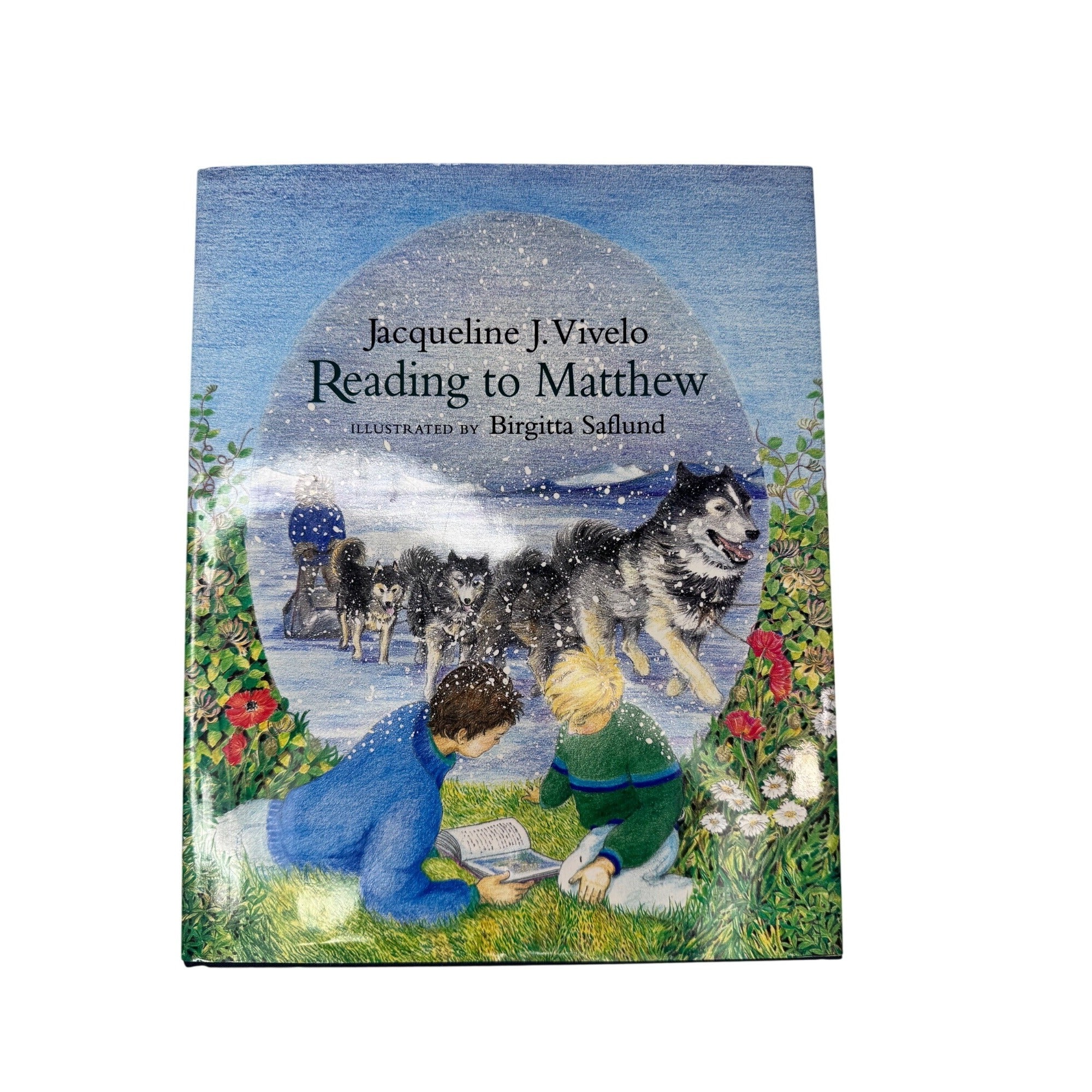 Reading to Matthew Jacqueline J Vivelo Hardcover 1993 Childrens Picture Book