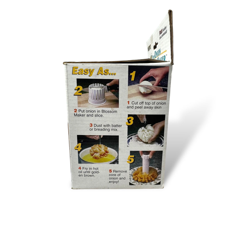 The Onion Blossom Maker Set Recipe Book Vintage 1998