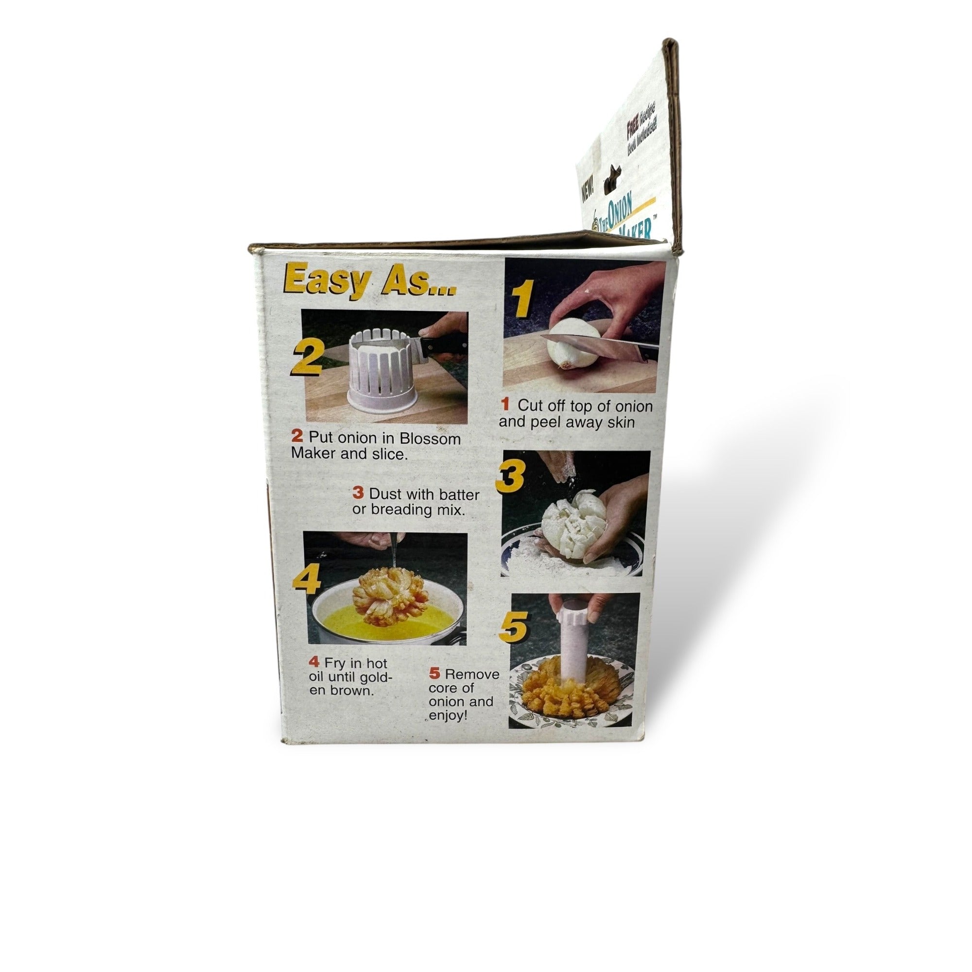 The Onion Blossom Maker Set Recipe Book Vintage 1998