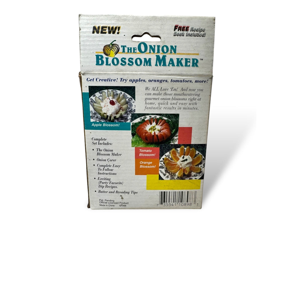 The Onion Blossom Maker Set Recipe Book Vintage 1998