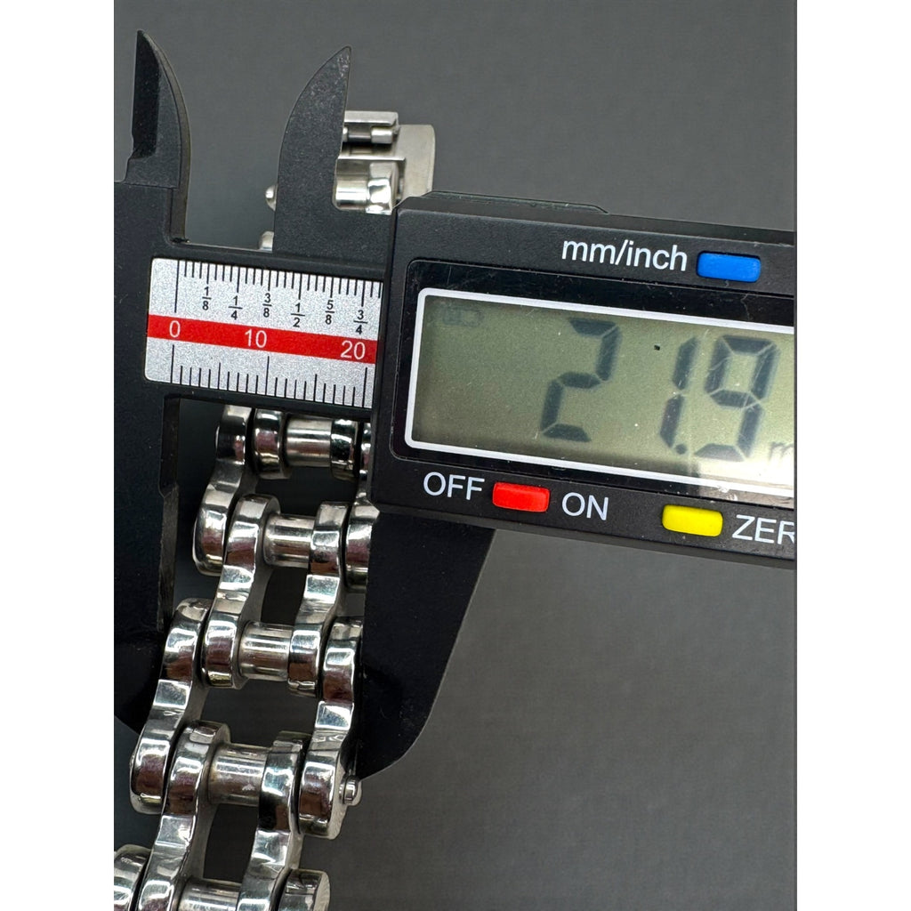 316L Stainless Steel Motorcycle Chain Bracelet Heavy Biker Link Y2K