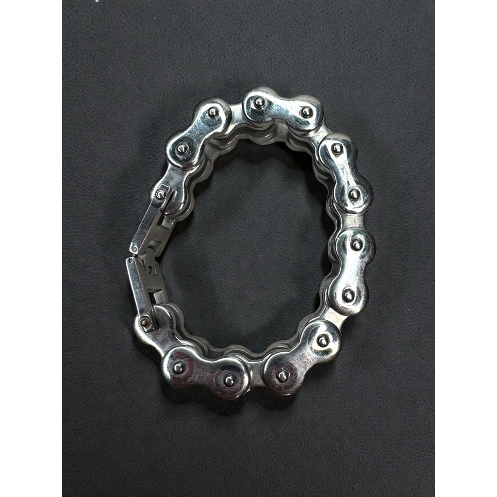 316L Stainless Steel Motorcycle Chain Bracelet Heavy Biker Link Y2K