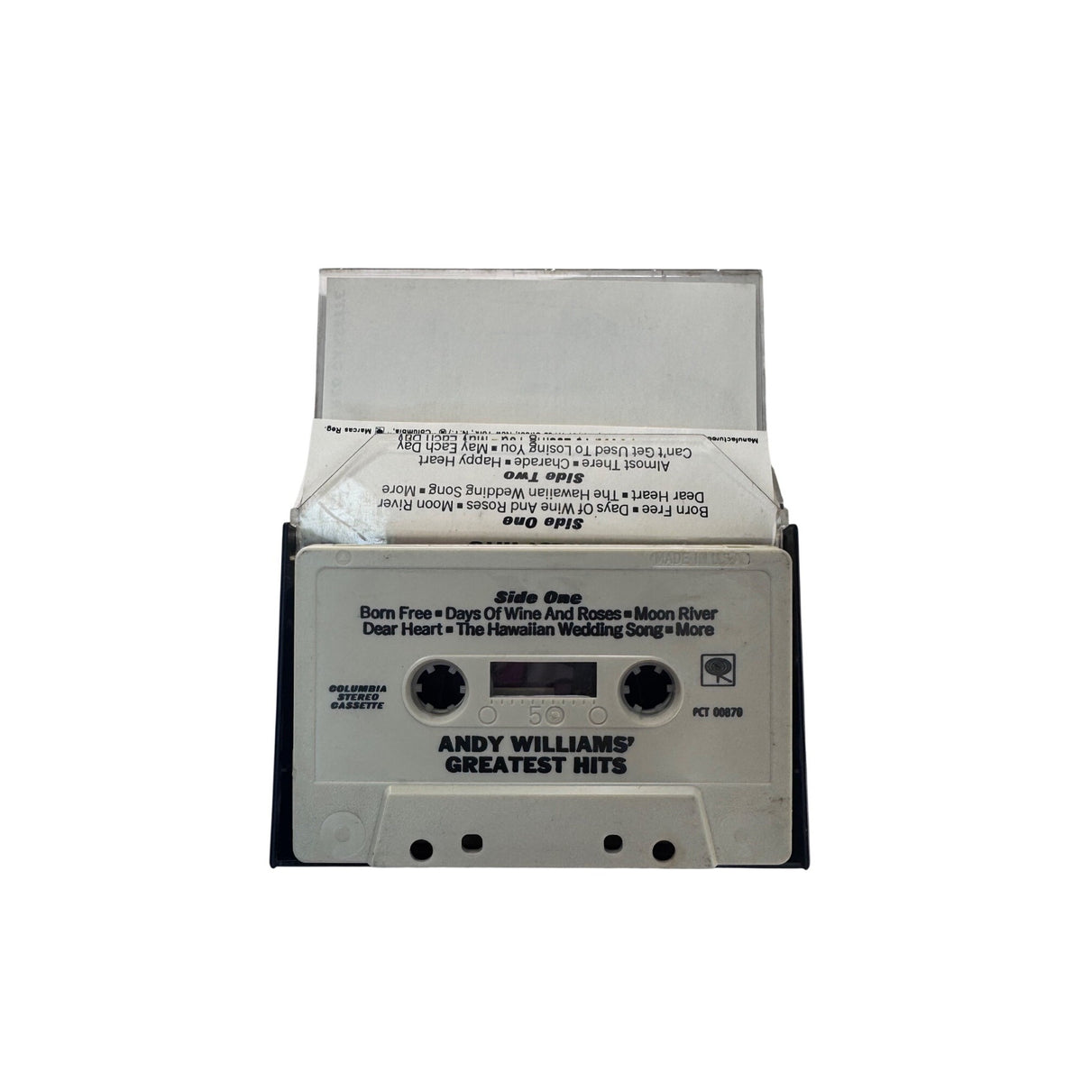 Andy Williams Greatest Hits 1970 Cassette Tape Columbia Stereo Vintage