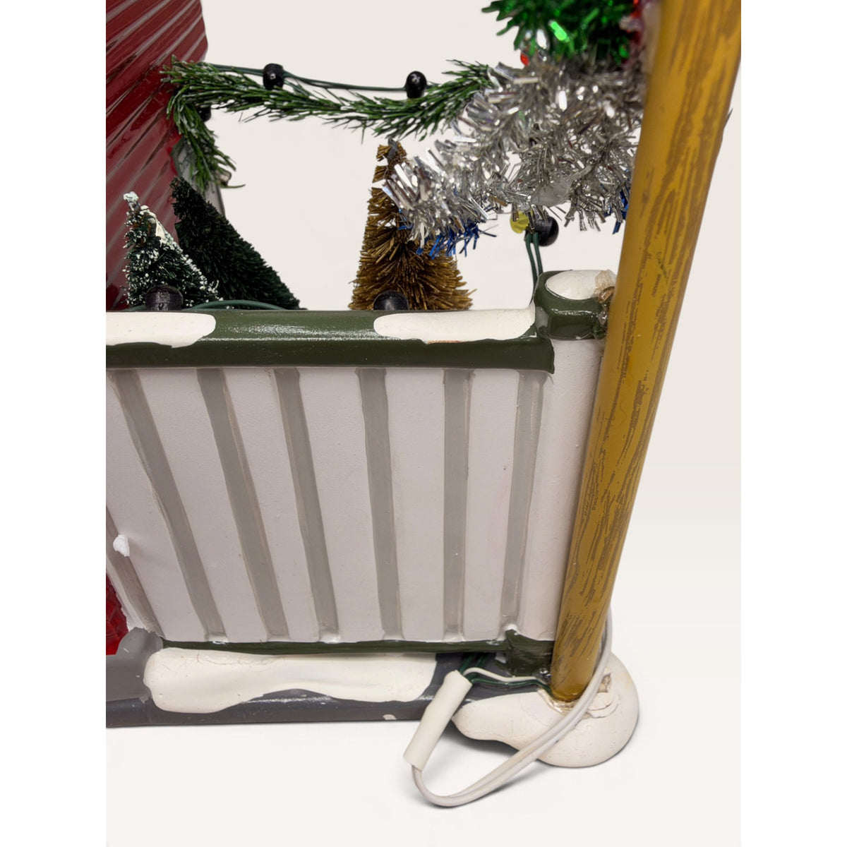 Dept 56 Snow Village Silver Bells Christmas Shop Set Sleigh Tree