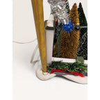 Dept 56 Snow Village Silver Bells Christmas Shop Set Sleigh Tree