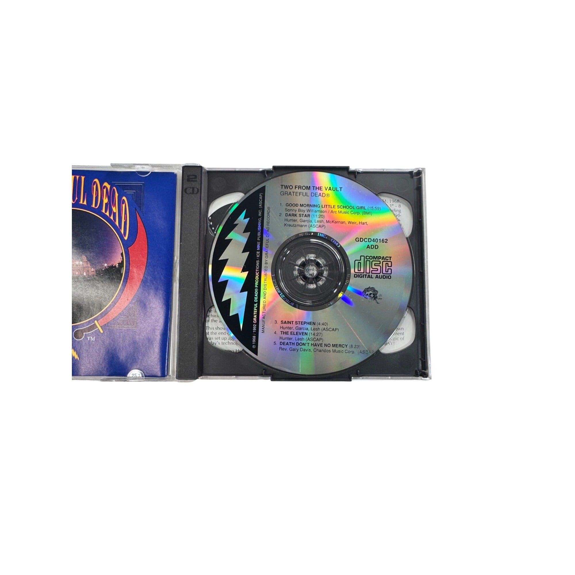 Grateful Dead Two From The Vault 1992 Full Concert 2-Disc CD Set Live Recordings