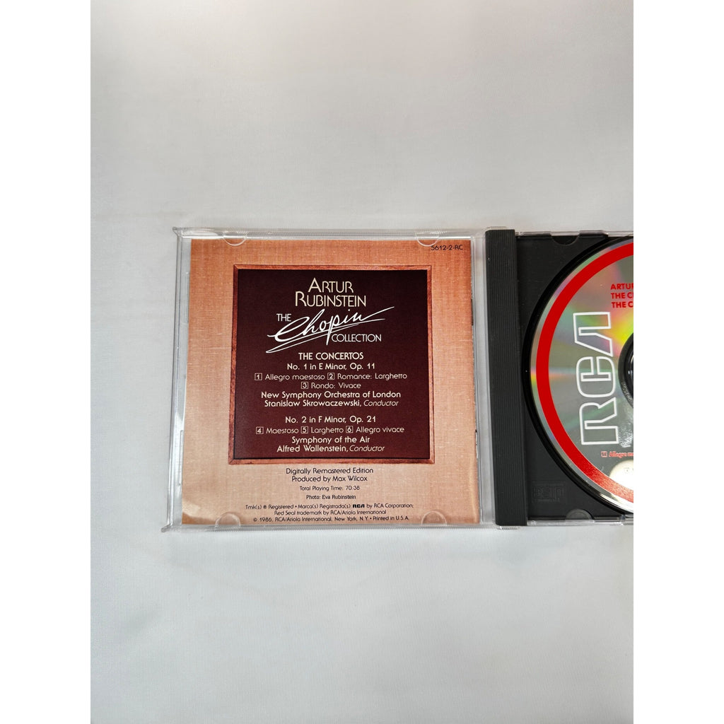 Artur Rubinstein Chopin Collection The Concertos CD Remastered Classical 1986
