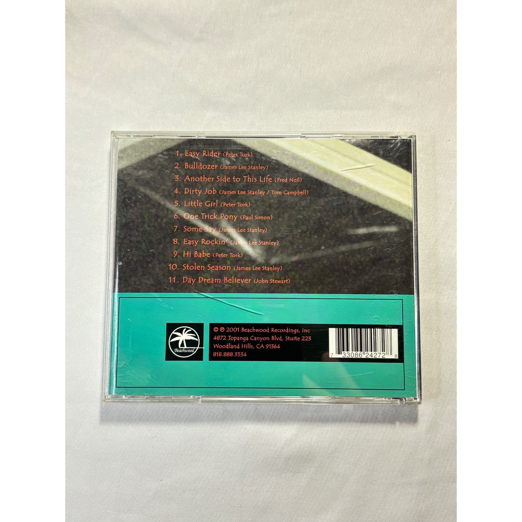 Peter Tork & James Lee Stanley Once Again 2001 CD Beachwood Recordings Folk Rock