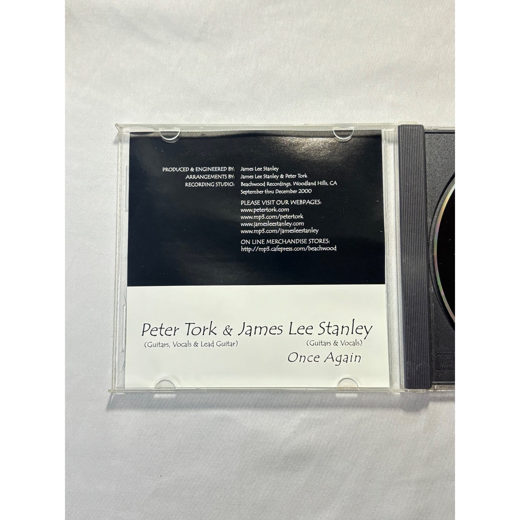 Peter Tork & James Lee Stanley Once Again 2001 CD Beachwood Recordings Folk Rock