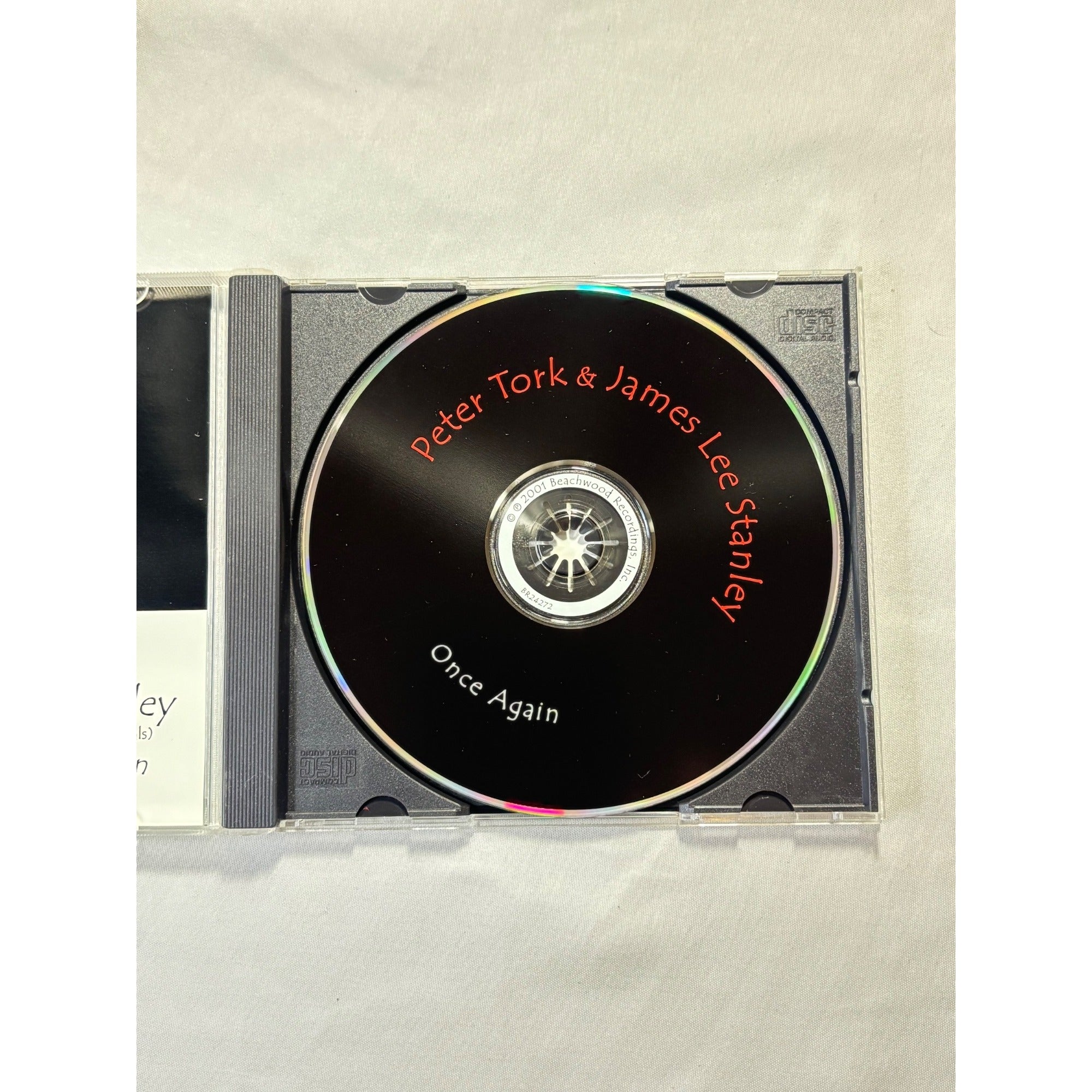 Peter Tork & James Lee Stanley Once Again 2001 CD Beachwood Recordings Folk Rock