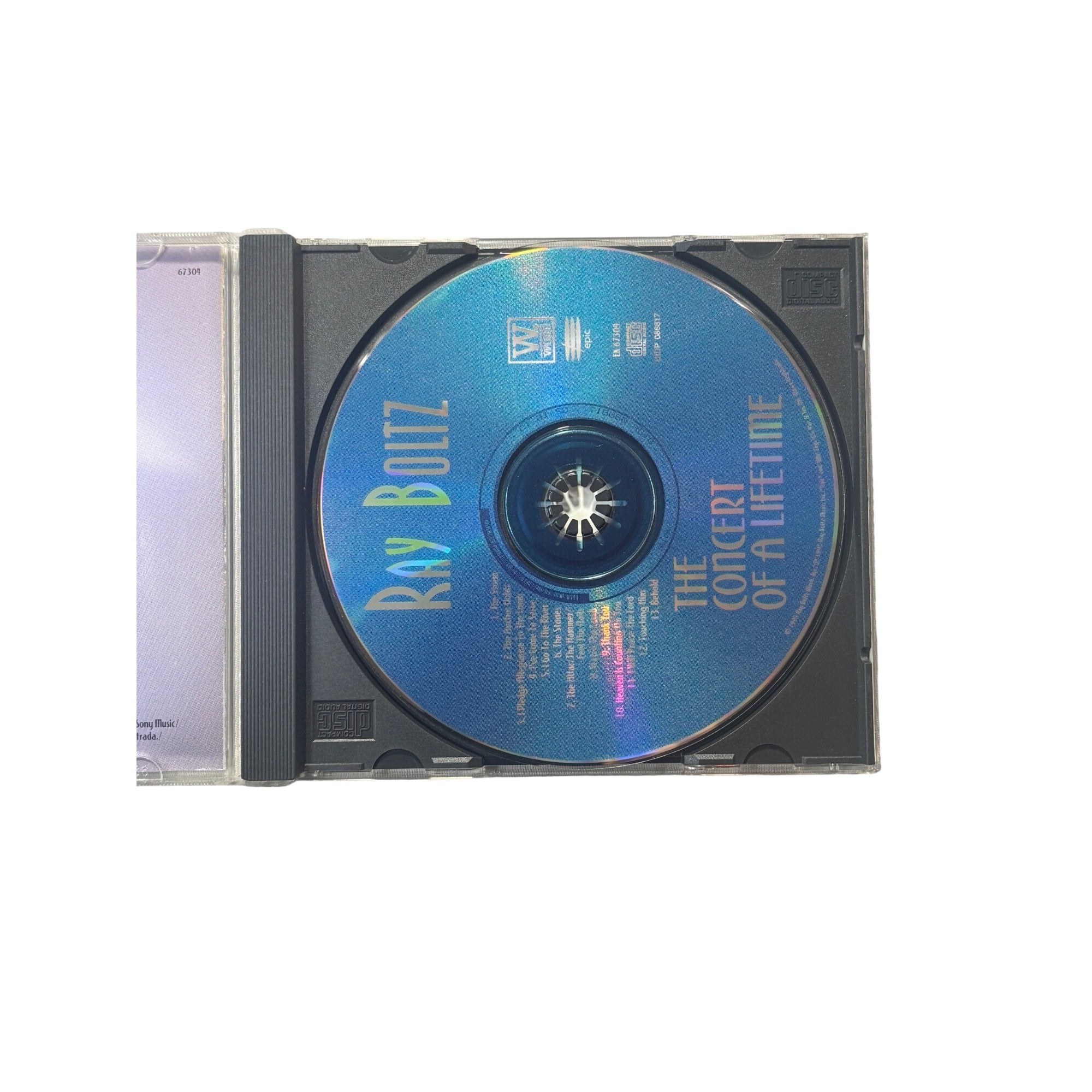 Ray Boltz The Concert Of A Lifetime Audio CD 1995 Epic/Word Records Gospel Music