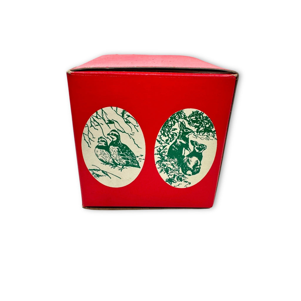 Vintage 1977 National Wildlife Federation Christmas Ornament With Box