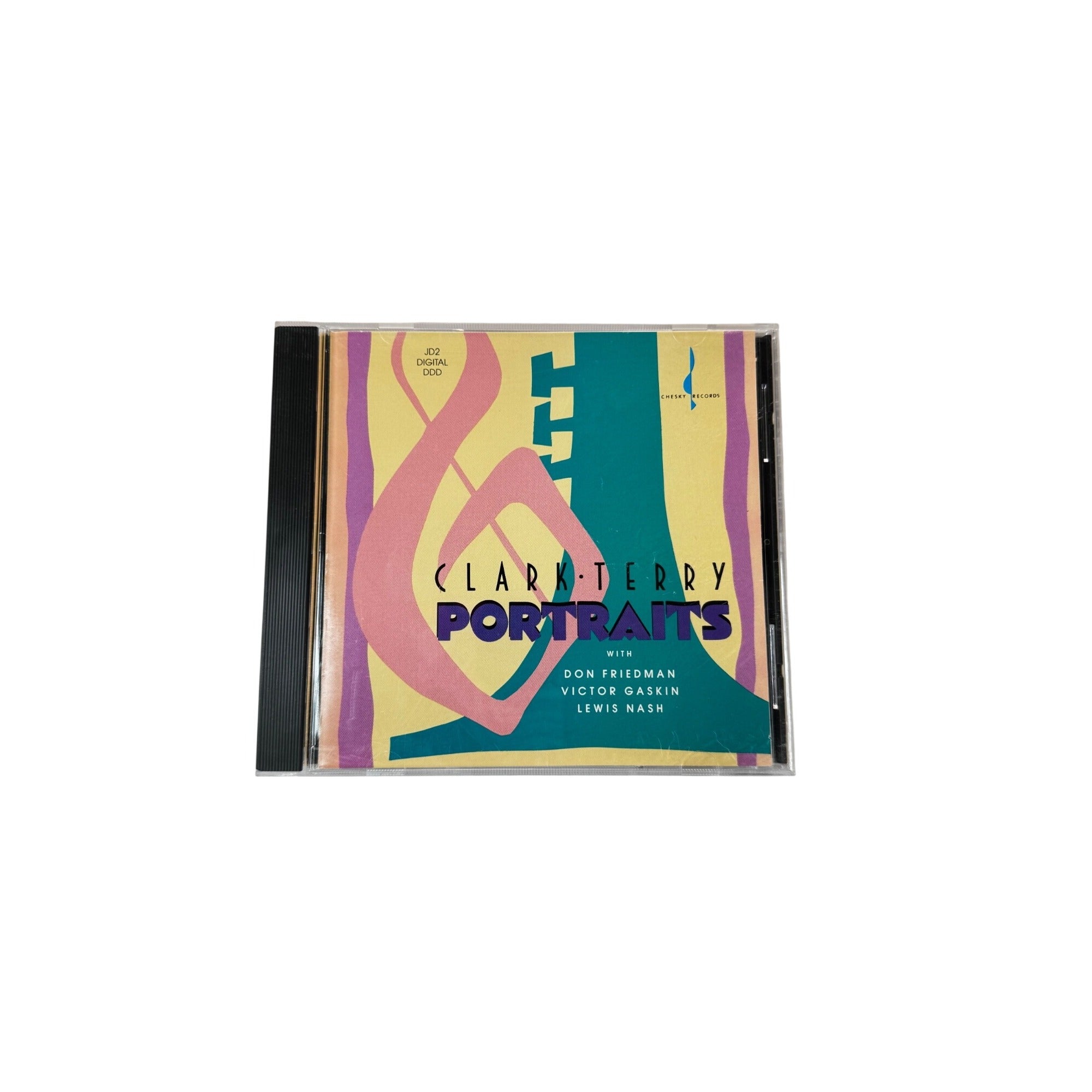 Clark Terry Portraits 1989 CD Chesky Records Jazz Genre Trumpet Vintage