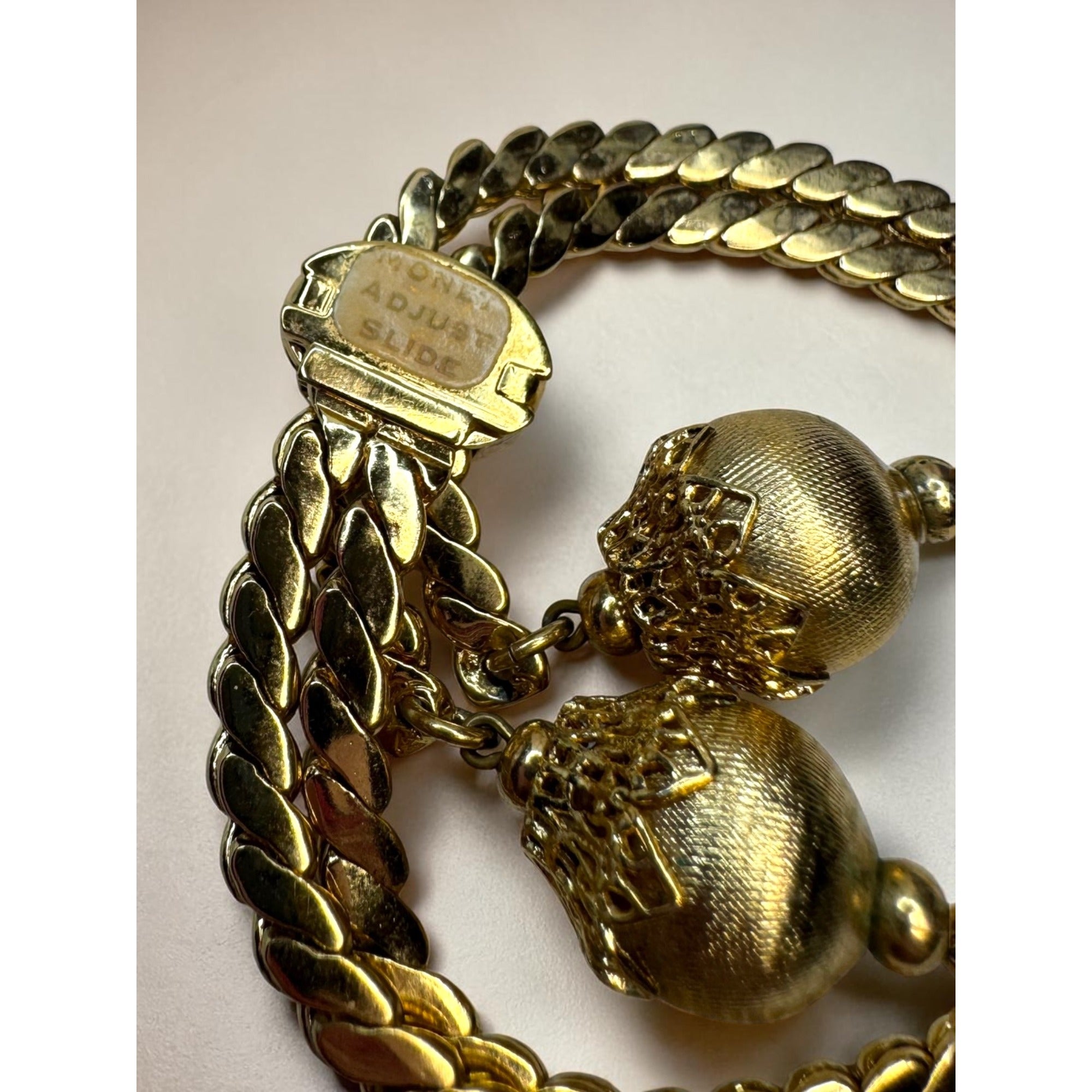 Monet 1961 Bolero Goldtone Parure Set necklace earrings bracelet Alice Vega Book