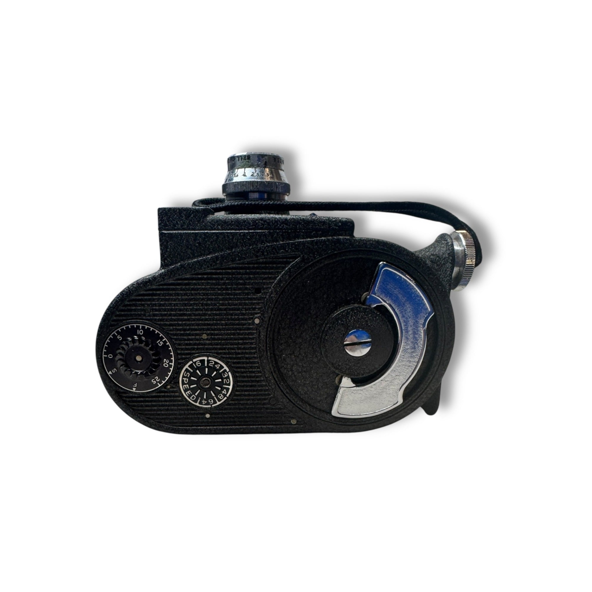 Bell & Howell 134 8mm Movie Camera w/ Case Mid-Century Wind-Up Film Camera