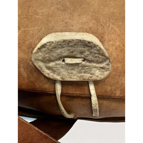 Vintage hand made leather bag