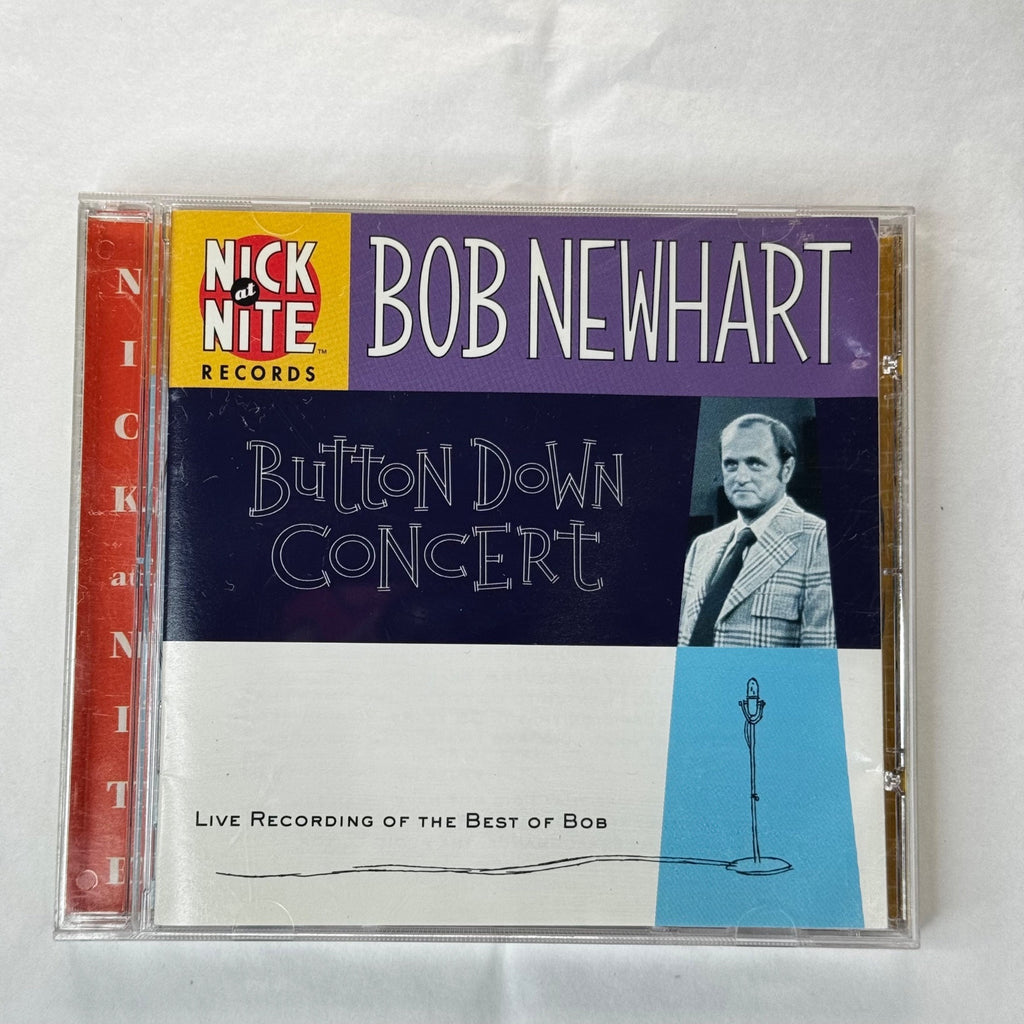 Bob Newhart - Button Down Concert 1995 CD Nick At Nite Standup Comedy Sony VG+