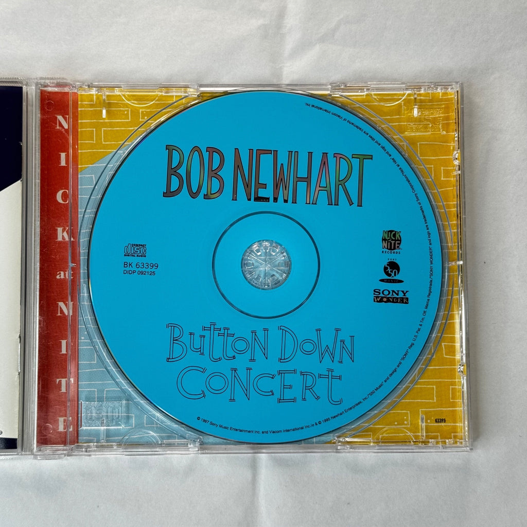 Bob Newhart - Button Down Concert 1995 CD Nick At Nite Standup Comedy Sony VG+