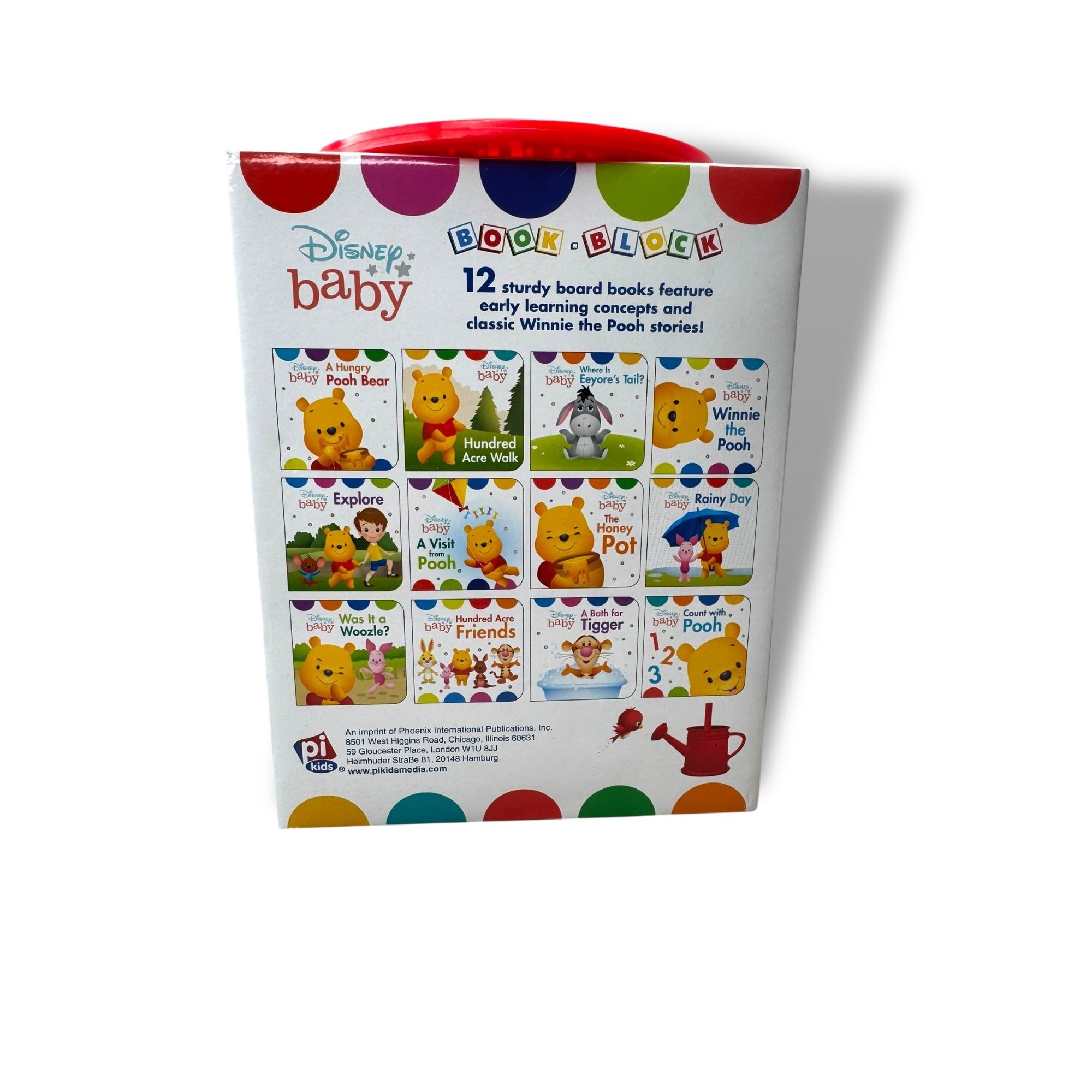 Disney Baby Winnie The Pooh 12 Board Books Set