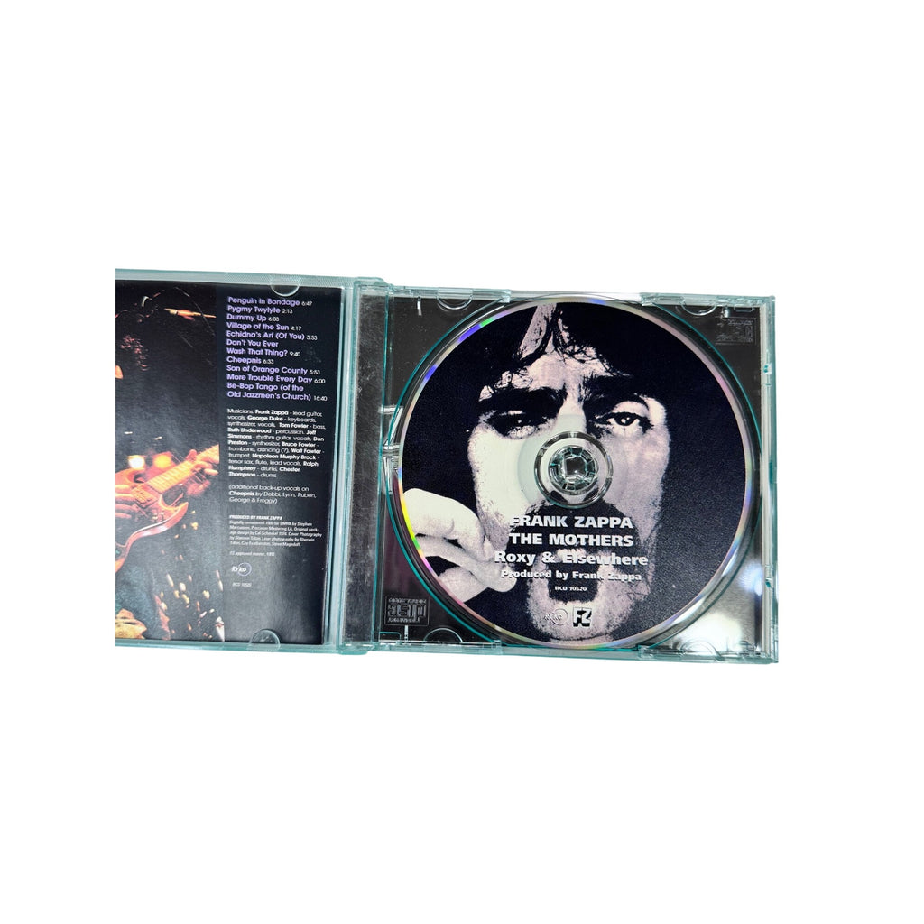 Frank Zappa Roxy Elsewhere CD 1990 Rykodisc Green Case