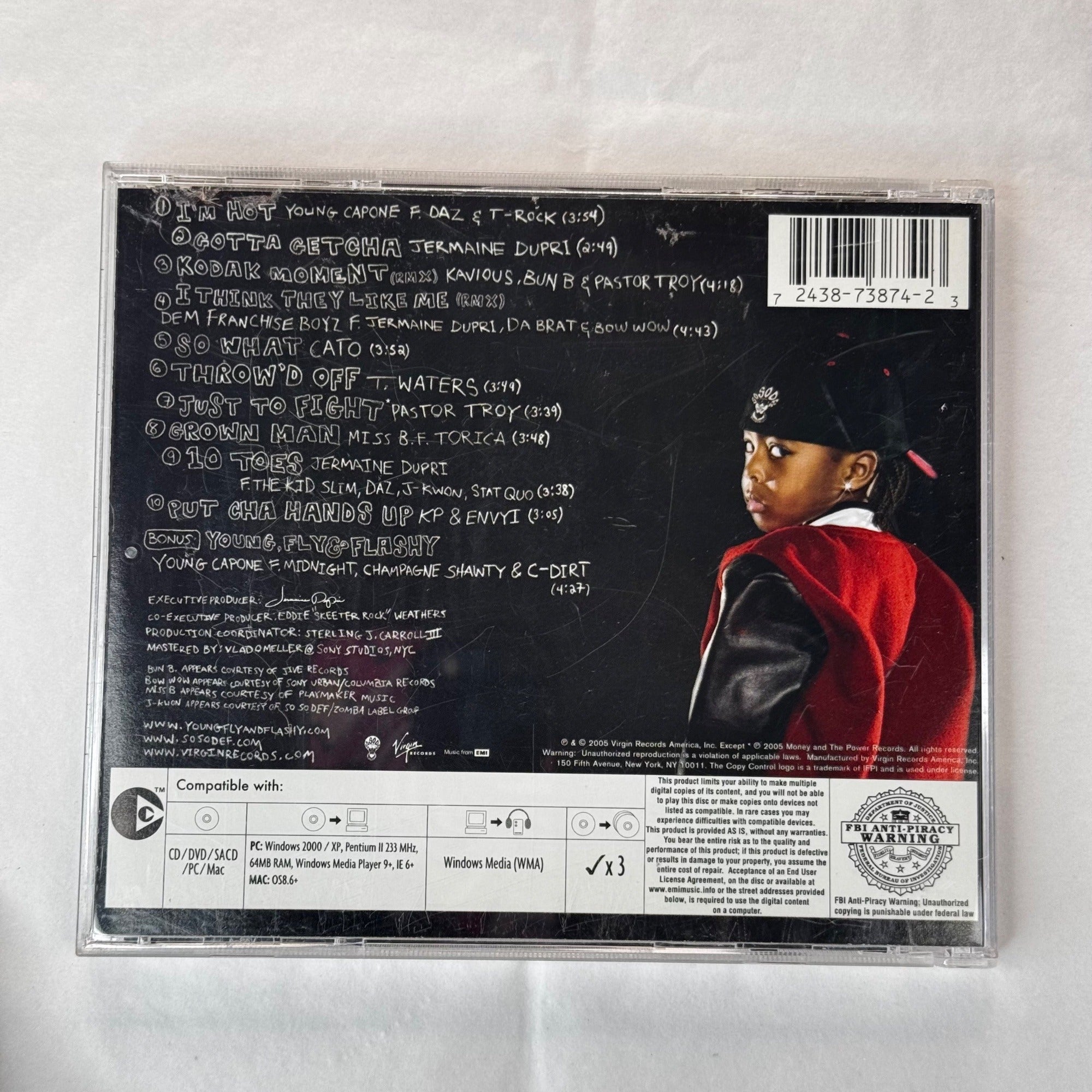 Jermaine Dupri Presents Young Fly & Flashy Vol. 1 CD 2005 Virgin Records Hip-Hop