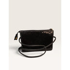 1980s Whiting and Davis Black Metal Mesh Crossbody Bag Evening Shoulder Clutch