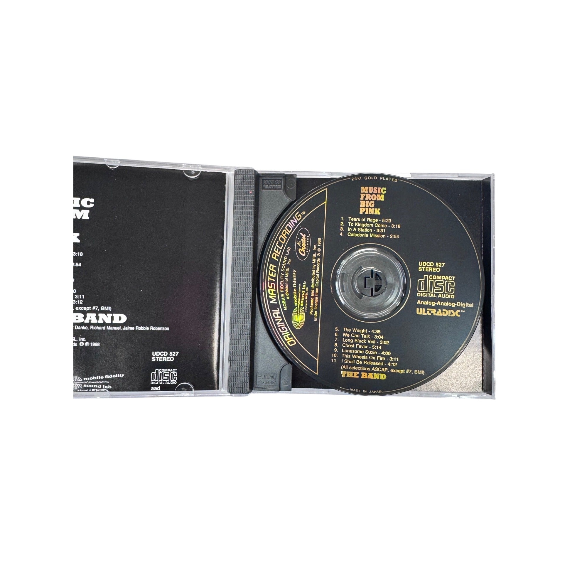 The Band Music From Big Pink MFSL Ultradisc II Gold CD Master Recording
