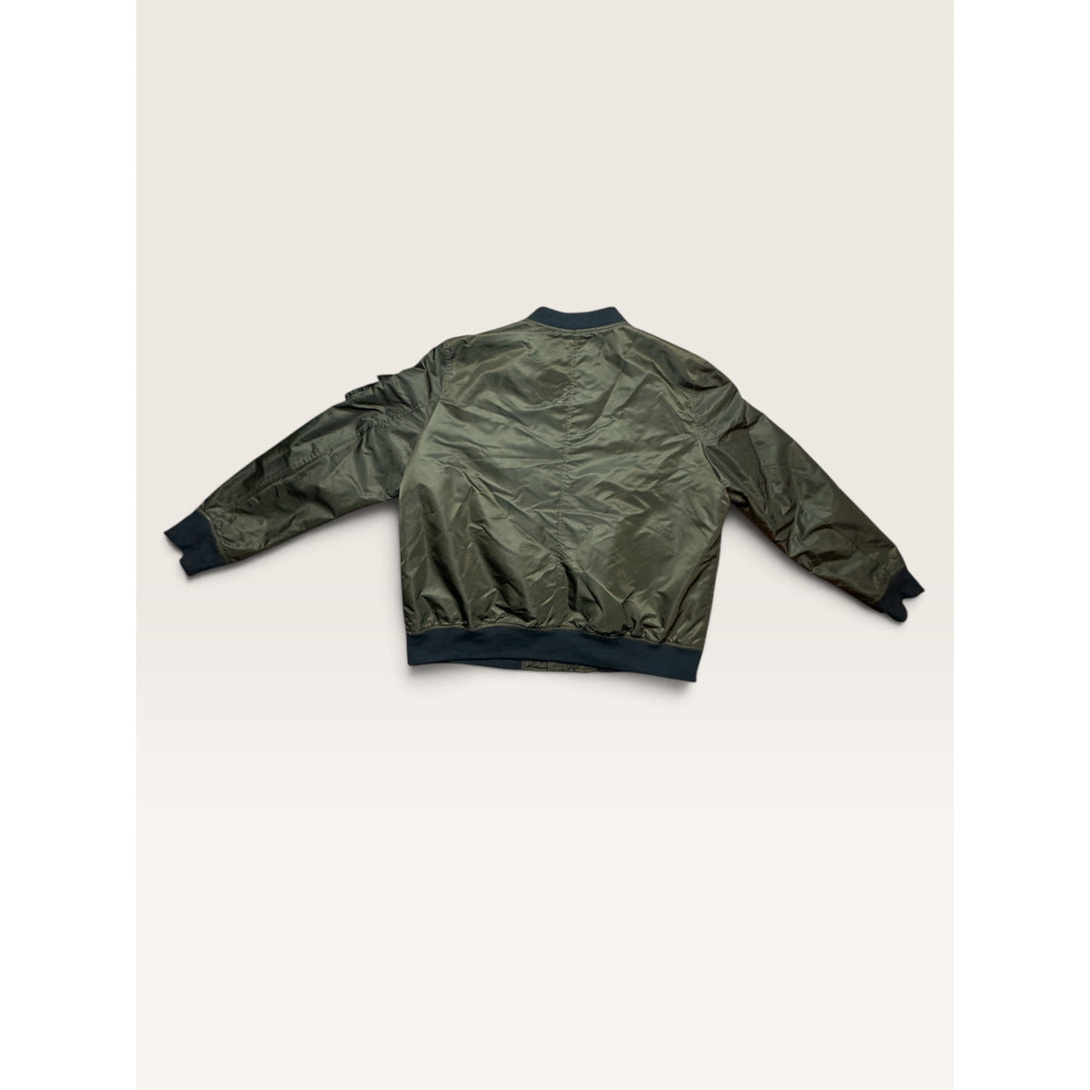 Levi's Mens XXL MA-1 Bomber Flight Jacket Olive Army Green Modern