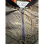 Levi's Mens XXL MA-1 Bomber Flight Jacket Olive Army Green Modern