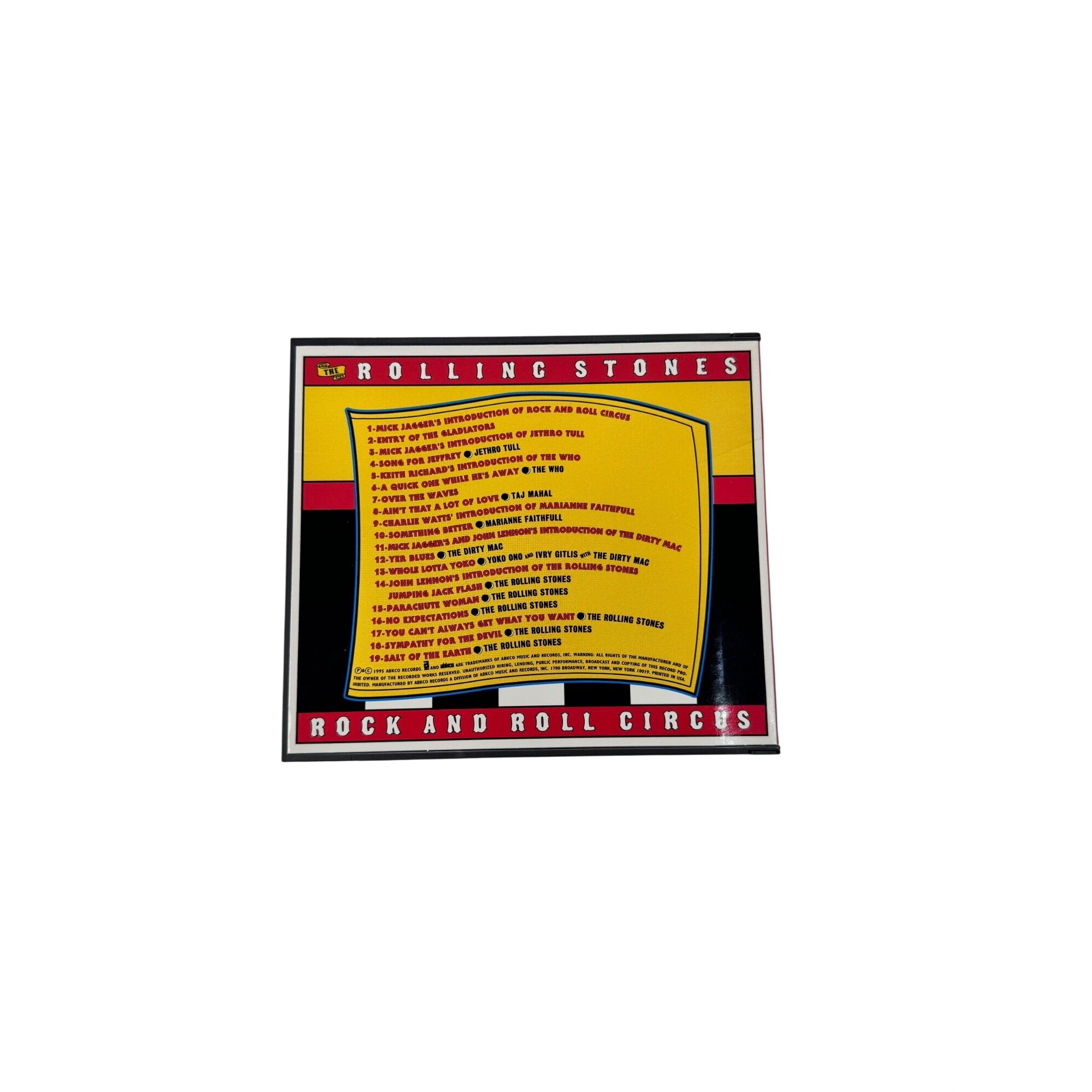 The Rolling Stones Rock And Roll Circus 1968 CD 1995 Release
